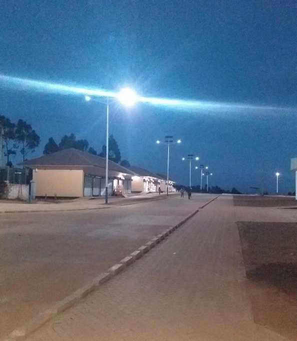 永登县非洲科特迪瓦太阳能路灯工程